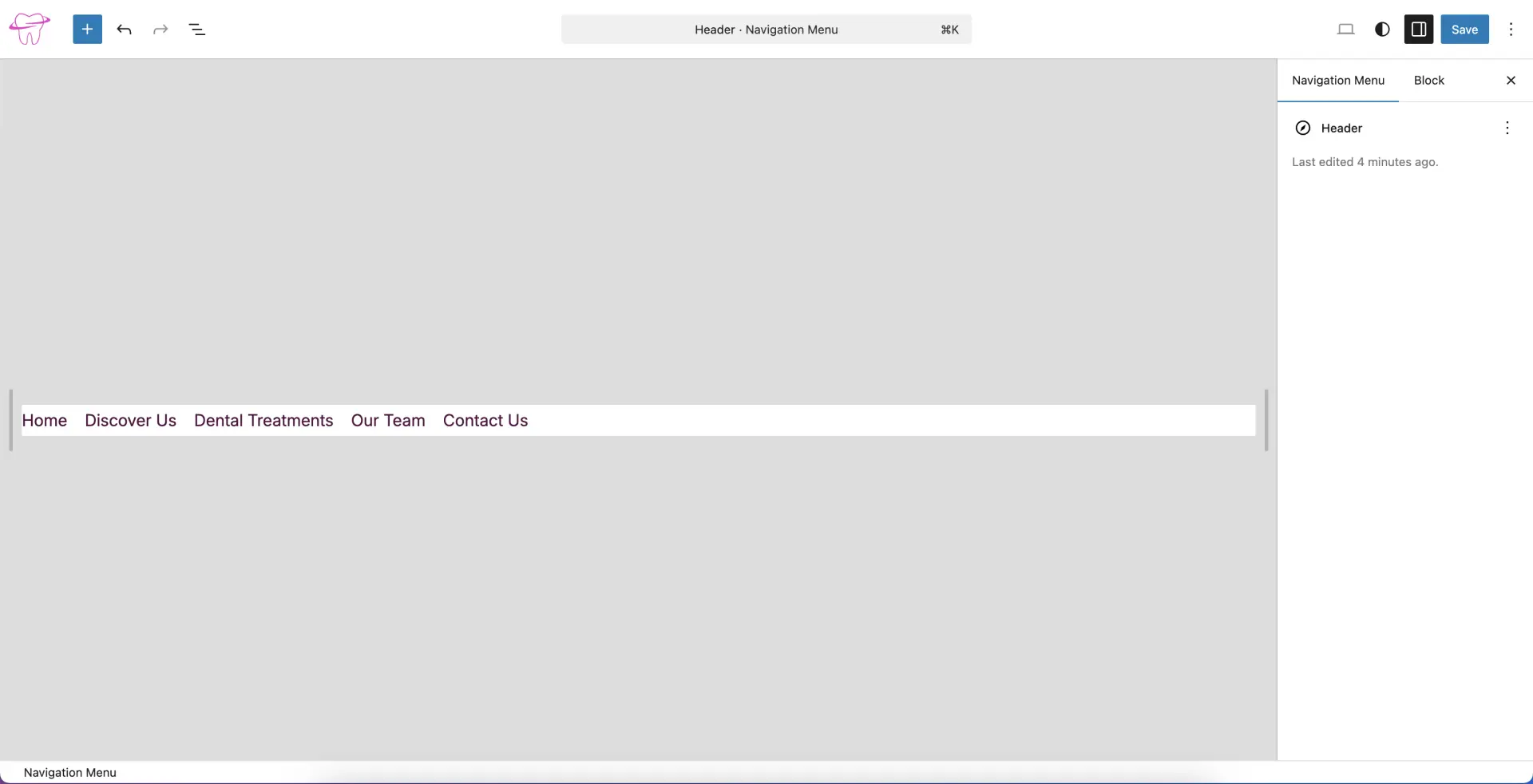 Arrange Navigation Screen