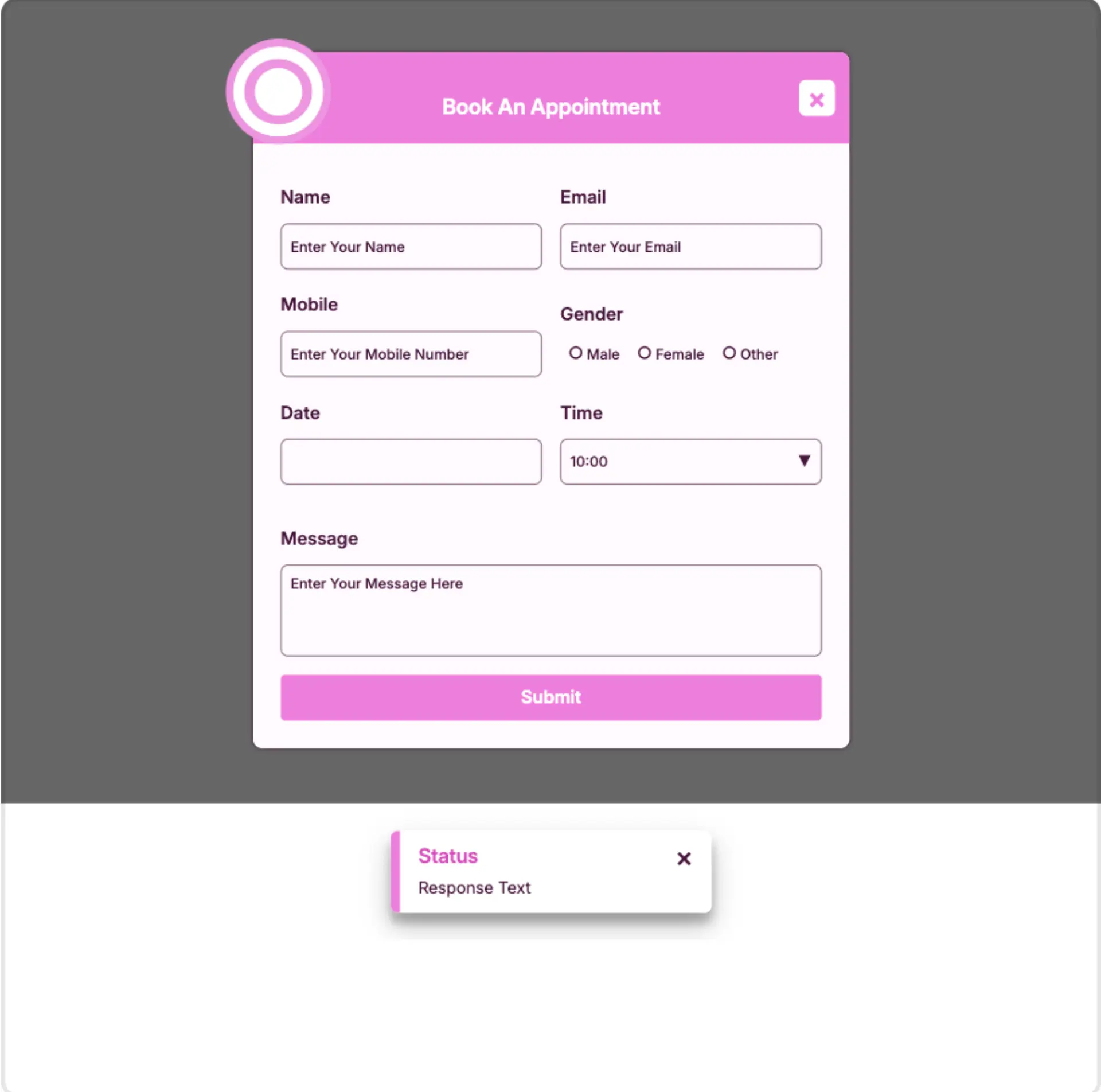 Global Modals Template Part Screen